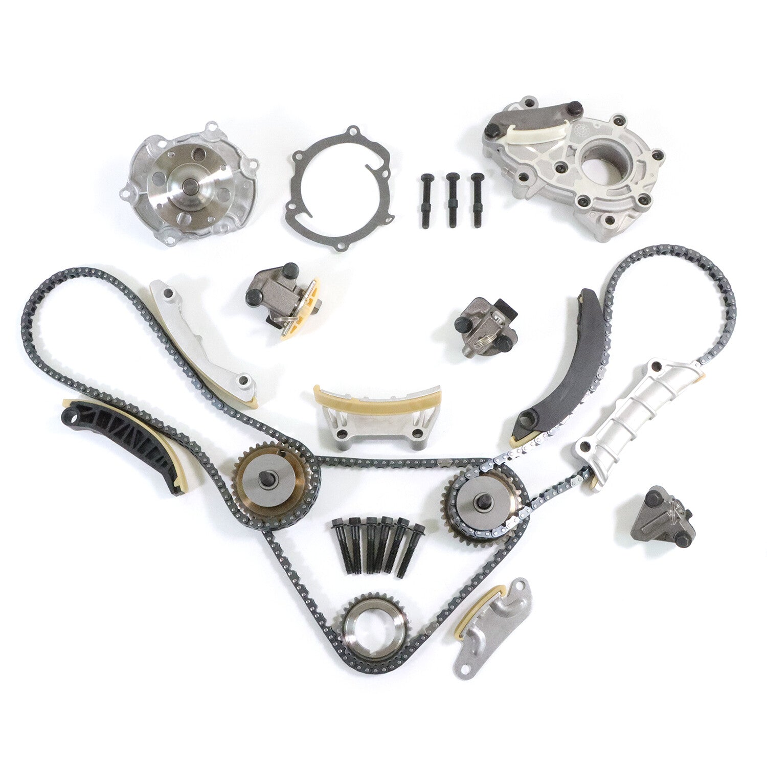 Timing Chain Kit Water  Oil Pump For 2007-15 for Cadillac for Pontiac for Suzuki 3.6L 3.0L