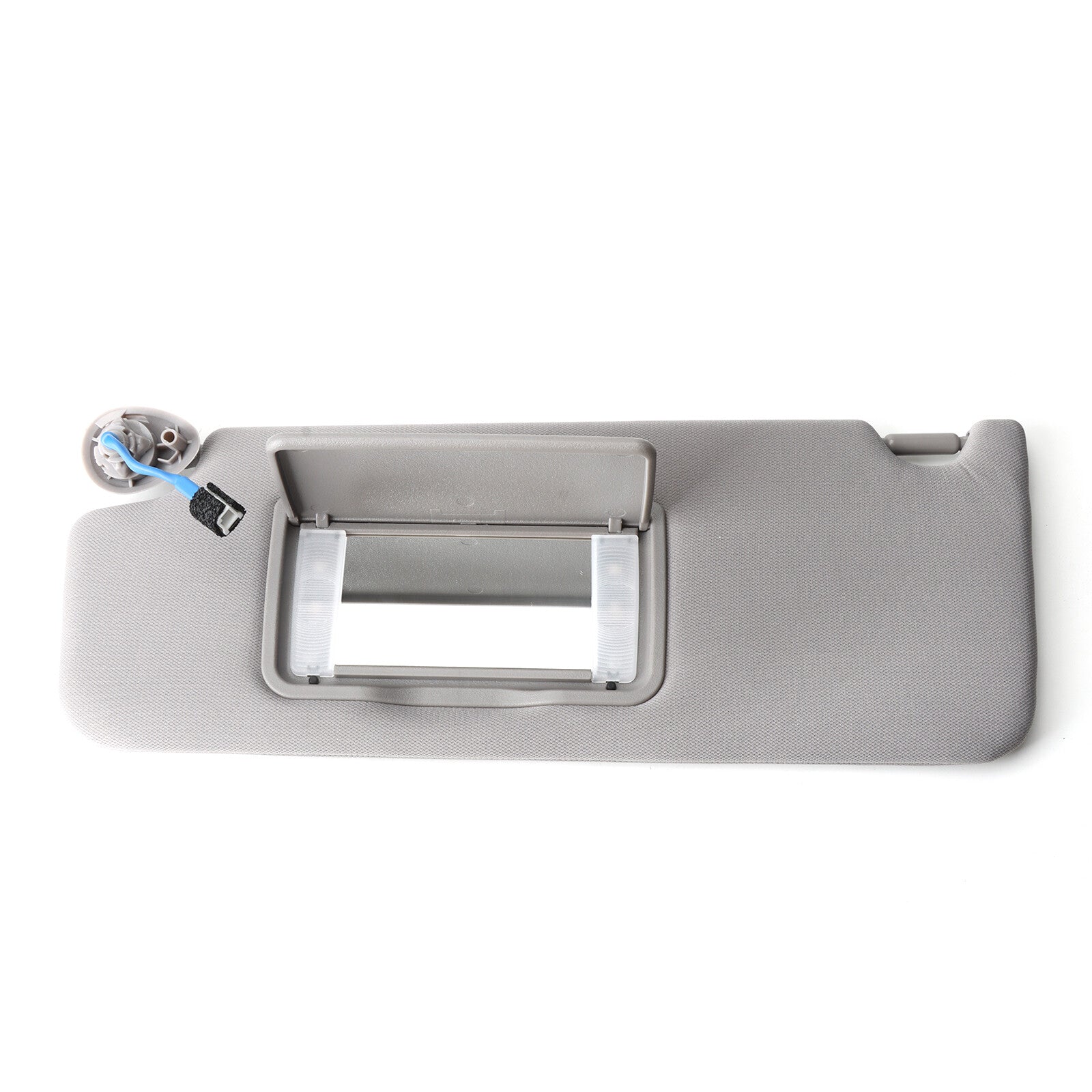 1X Gray Left Driver Side Sun Visor Assembly W/ Mirror for Honda Pilot 2016-2022