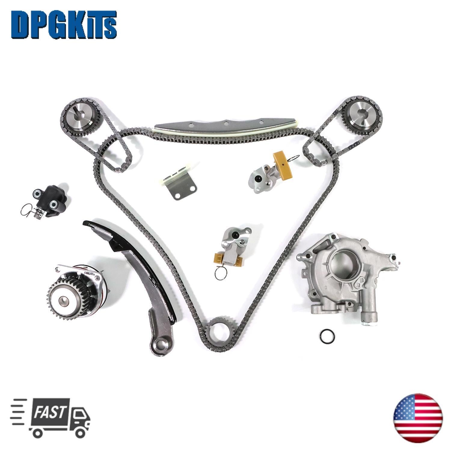 Timing Chain Kit Water Oil Pump for Nissan Altima Maxima 350Z for Infiniti VQ35DE US