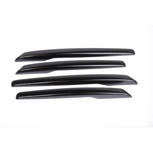 ABS Black Front Fog Lamp+Side Fender Air Vent Trim for Range Rover Sport 14-2017