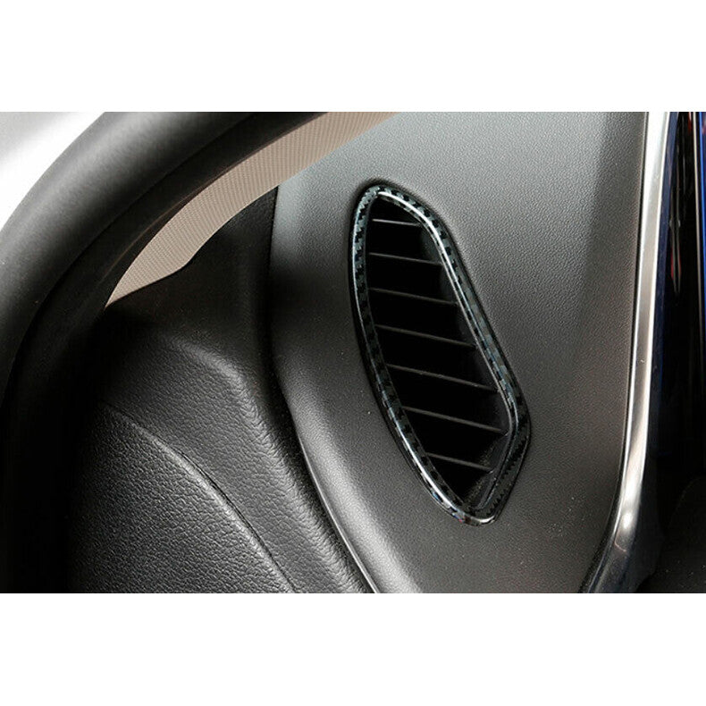 for Hyundai Sonata 2020-2023 Carbon Fiber Dashboard Upper Air Outlet Vent cover