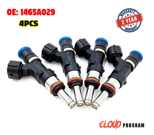 4 Pcs Fuel Injector 1465A029 Fit for Mitsubishi Lancer 2.0L l4 2008-2010