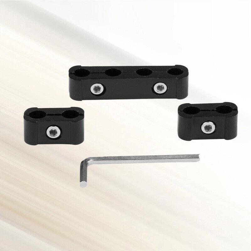 12-Piece Engine Spark Plug Wire Separator Kit for 8mm, 9mm, and 10mm (Black)