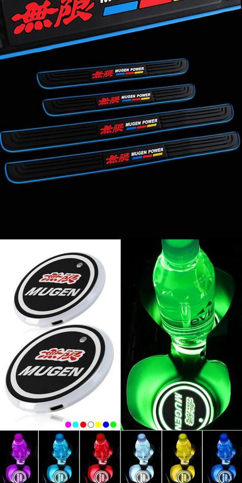 Car door and window protection stickers, badge panels, LED cups, roller coaster Mugen, suitable for Nissan .