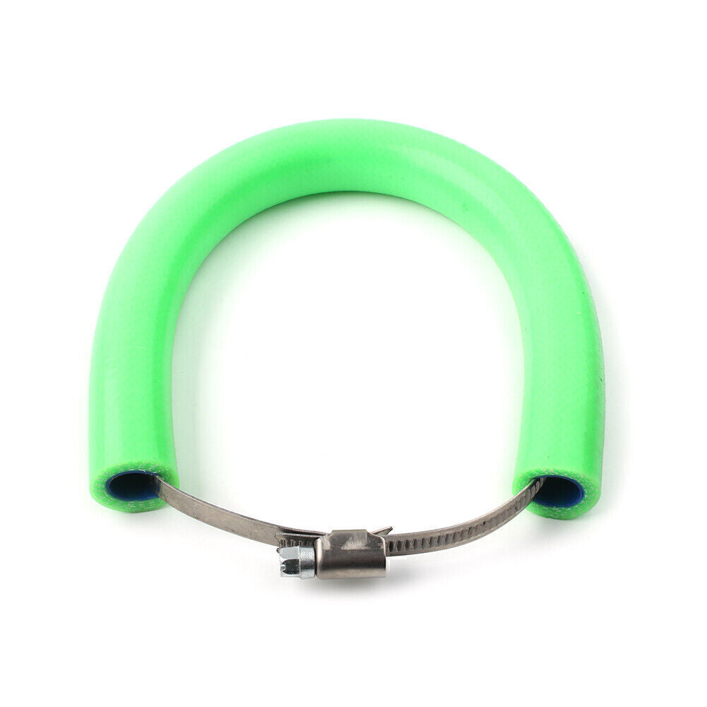 Motorcycle Exhaust Pipe Heat Shield Crash Protector Cover Guard Green Universal
