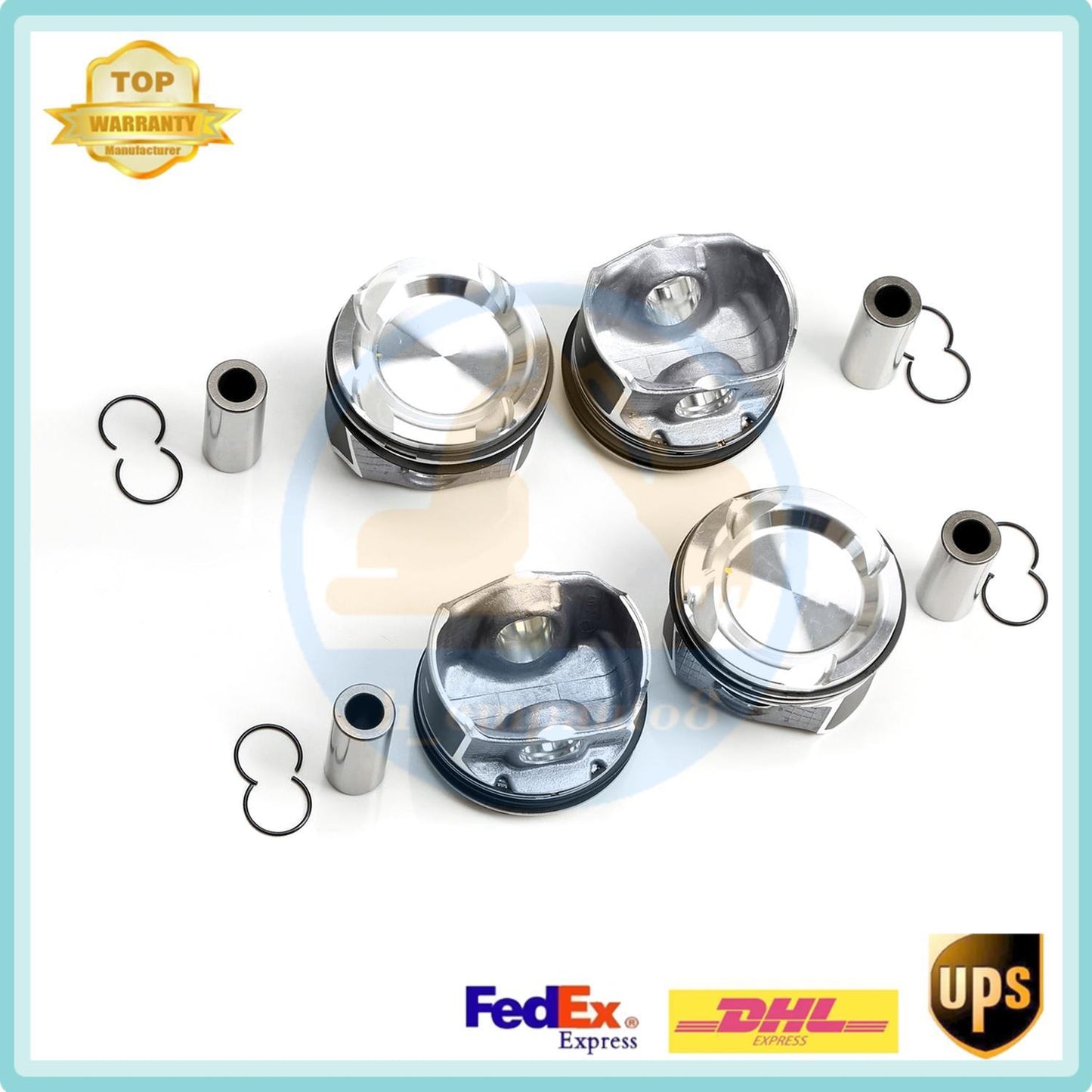 for Mercedes-Benz A200 Engine Pistons  Rings Set 10.6:1 M282.914 1.3T 2019-2022