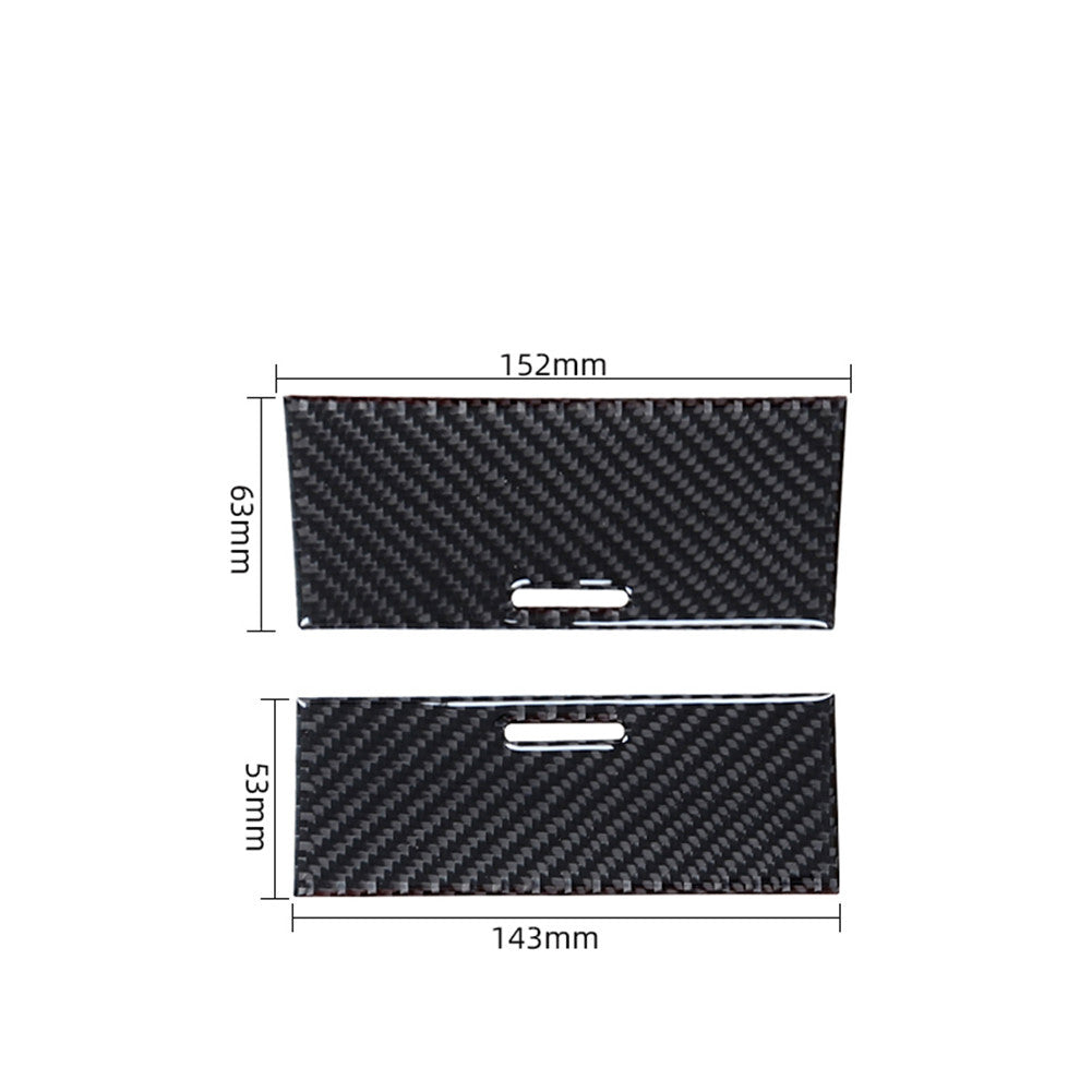 Carbon Fiber Central Control Storage Panel Cover Trim for Acura TL 2004-2008