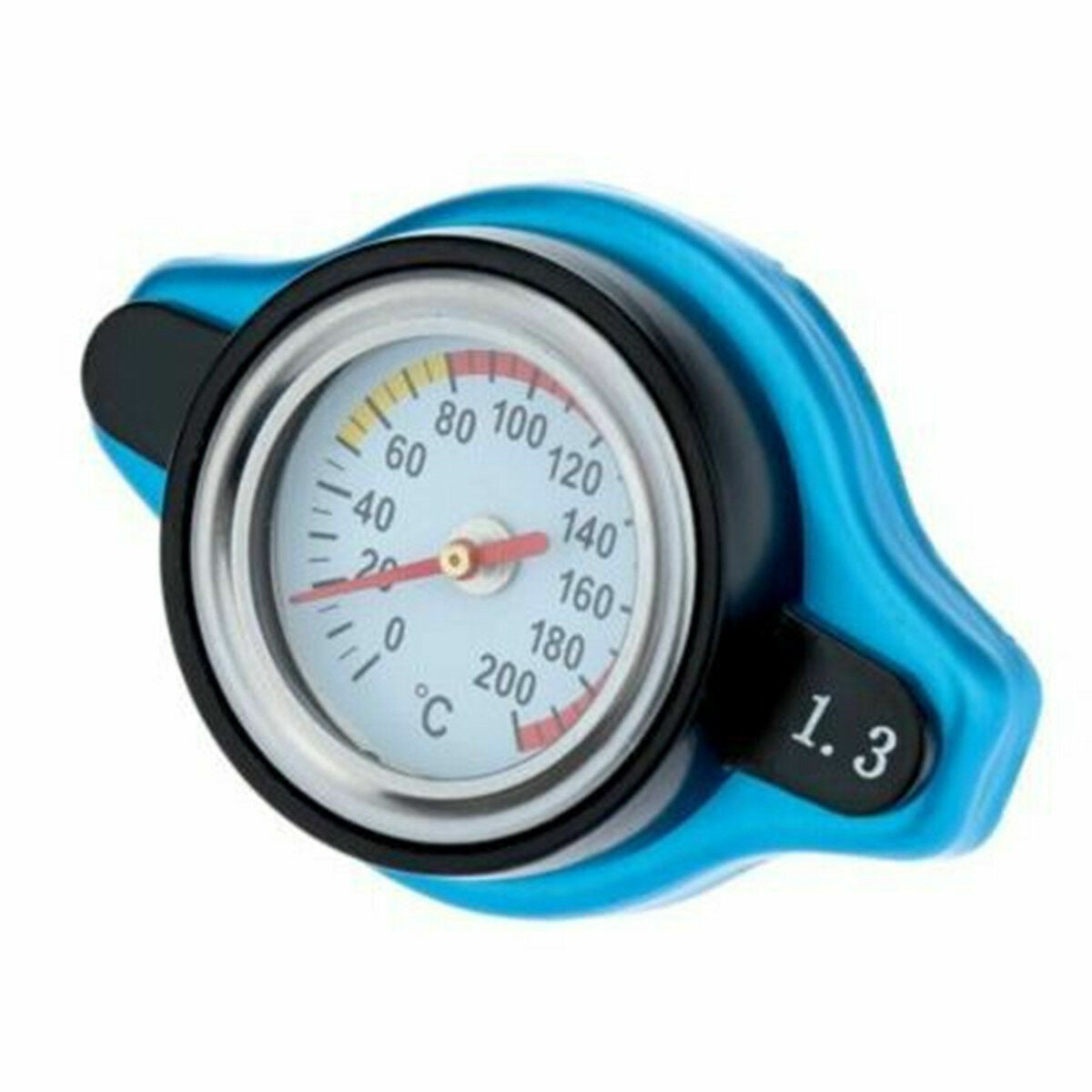 Car Thermostatic Gauge Radiator Cap 1.3 Bar Small Head Water Temp Meter New