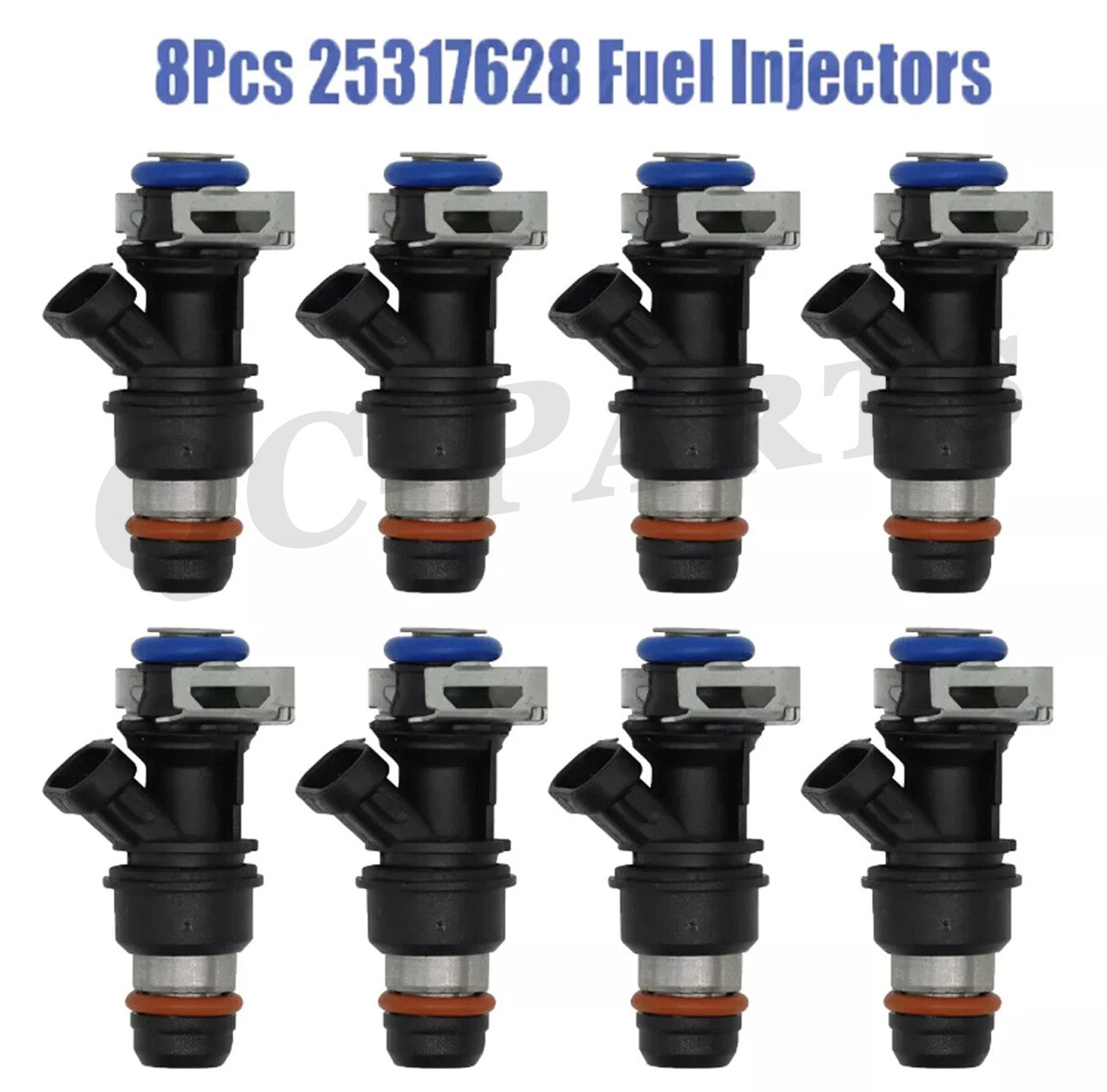 8 genuine fuel injectors for 99-07 for Chevrolet Silverado for GMC 4.8/5.3/6.0L 17113553