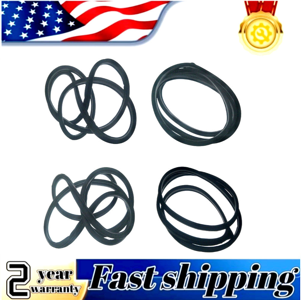 4-Piece Weatherstrip Door Rubber Body Seals for Honda Accord Sedan 2018 - 2021