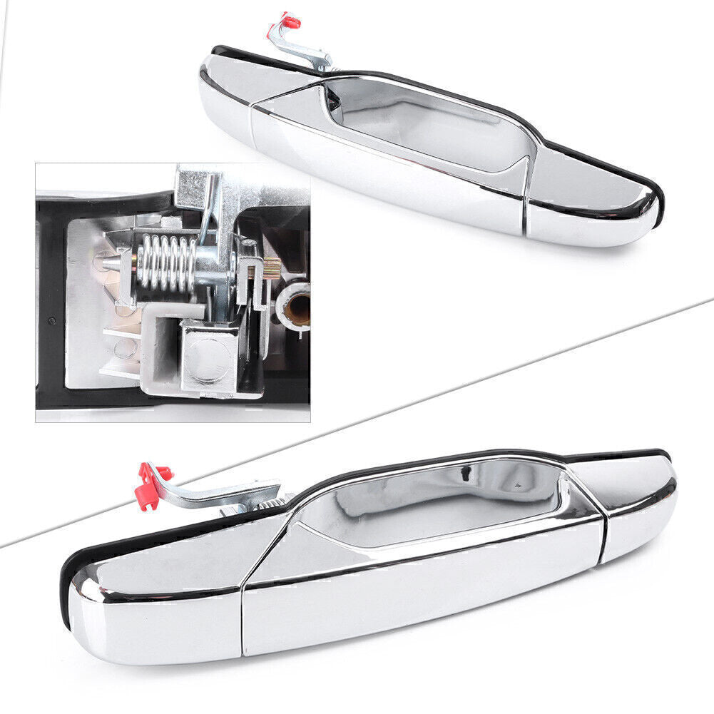 Front Right Exterior Door Handle Chrome Fit for Chevy Tahoe for GMC for Yukon for Sierra Denali