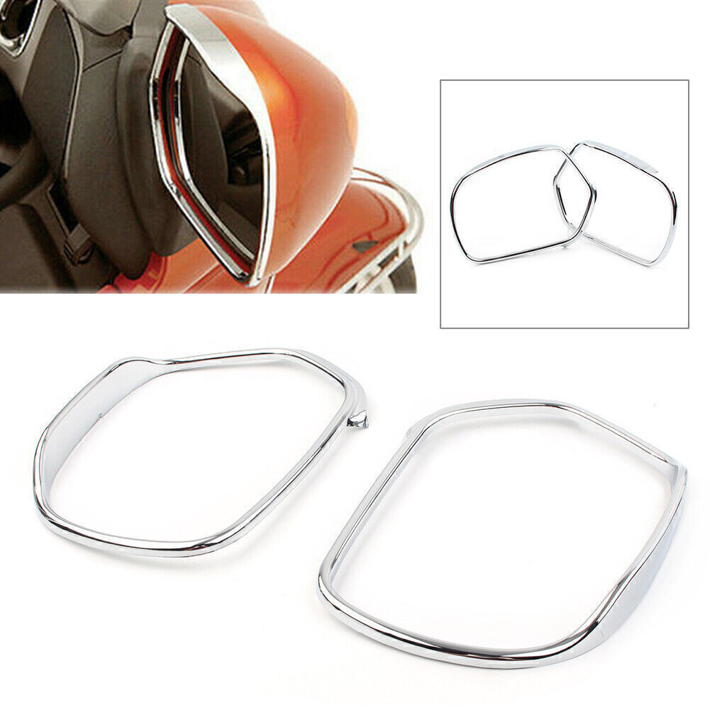 Motorcycle Mirrors Trim Decoration Fit for Honda Goldwing GL1800 2001-2011 US STOCK