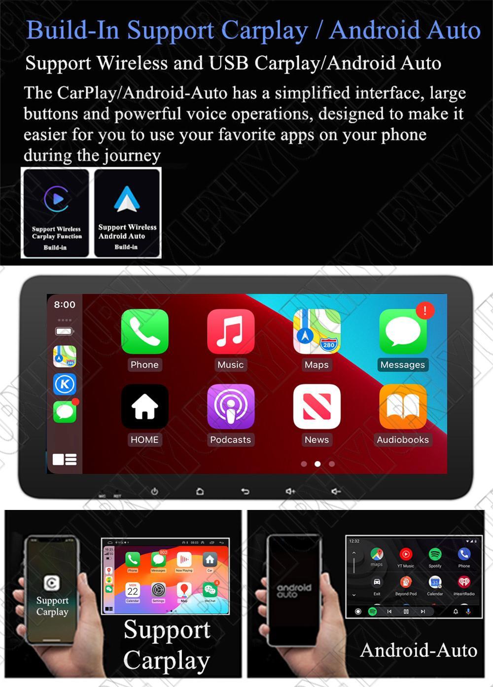 10.33 For 96-03 for BMW 5 Series E39 Carplay 4+32G Stereo Radio GPS Nav Wifi Player