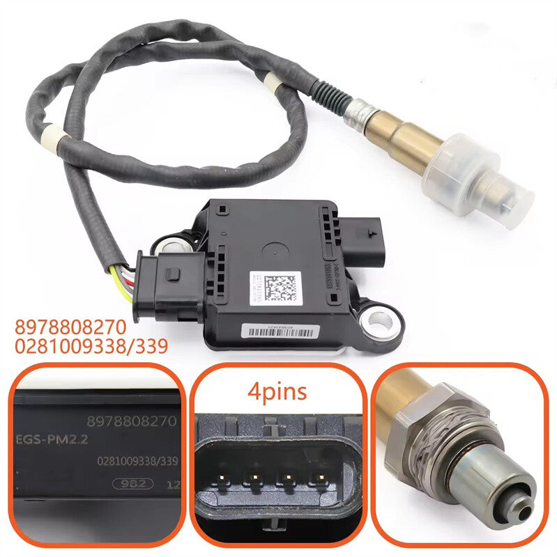 1Pc New Particulate Matter Sensor PM 8978808270 for Isuzu 0281009338 0281009339.