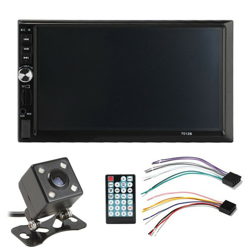 7in Screen Bluetooth Car Radio Stereo MP3 MP5 Audio Video Player Rearview Camera