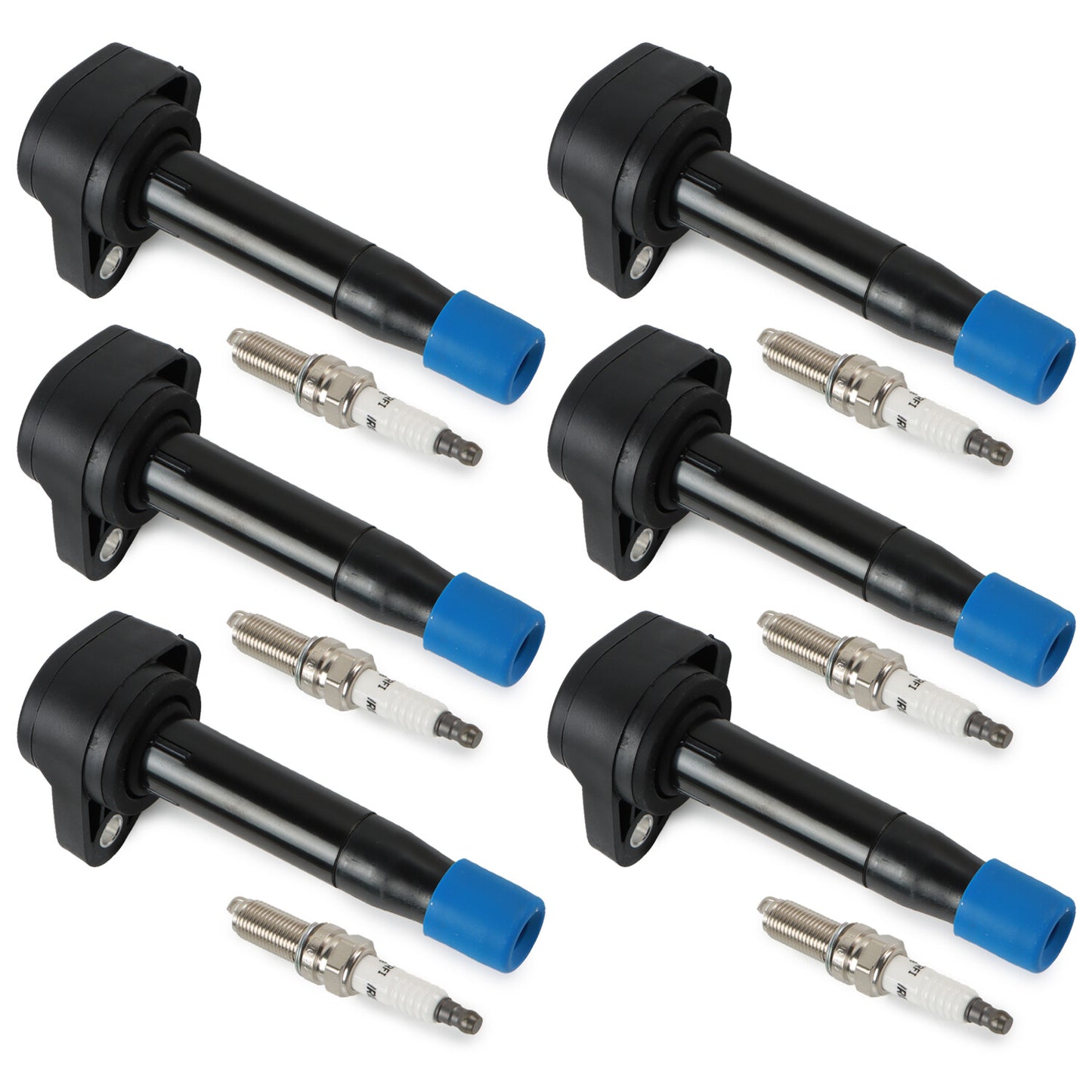 UF603 6x Ignition Coils +6x Iridium Spark Plugs for Honda Accord vastvehicle