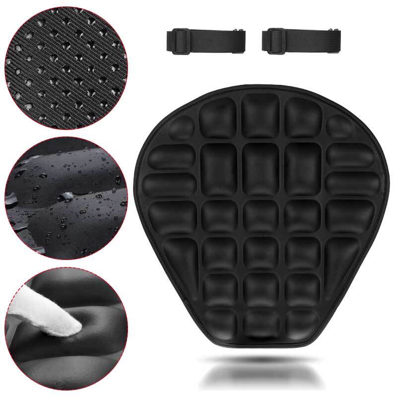 Motorcycle Gel Comfort for Seat Pad Cover Cushion Pillow Pressure Relief Waterproof