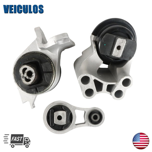 Engine Motor  Trans Mount 3PCS Set for 10-12 for Ford Fusion/07-12 for Lincoln MKZ 3.5L