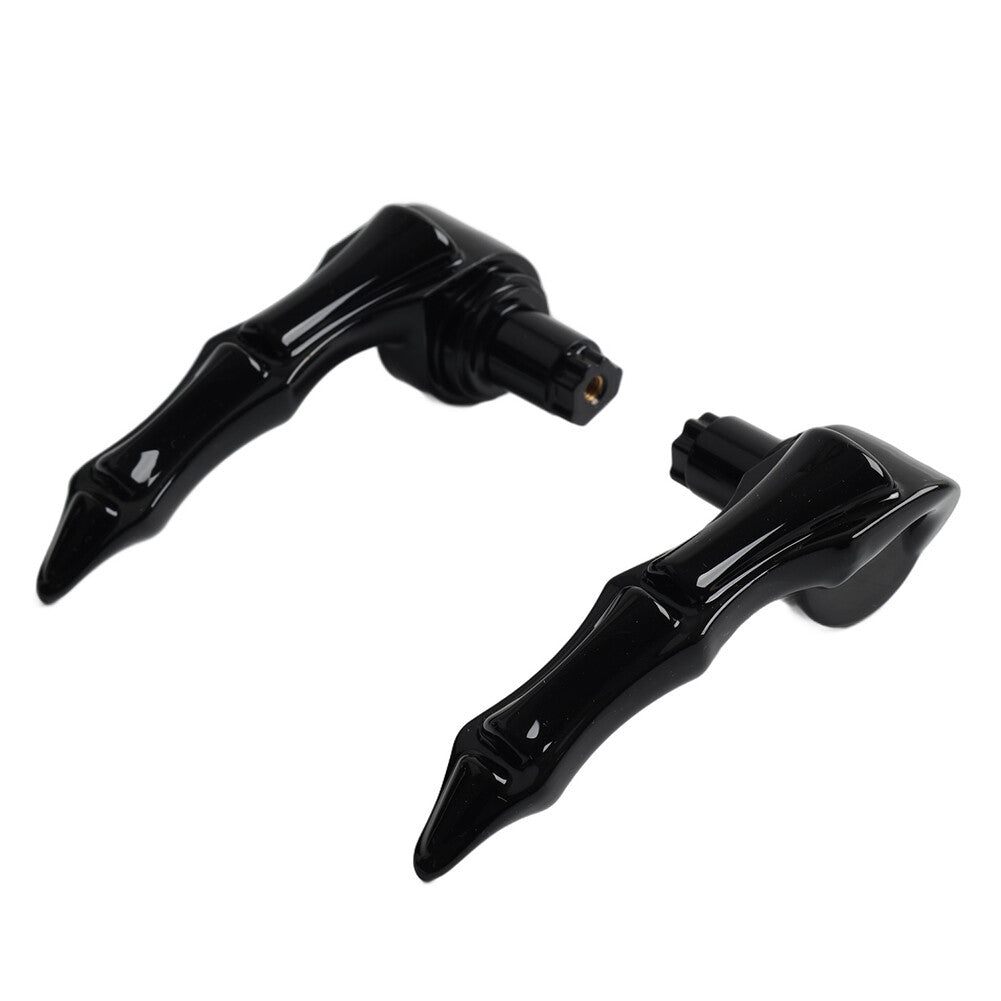 Black Saddlebag Skull Fingers Latch Handles for Harley Touring Bagger 2014-up 15