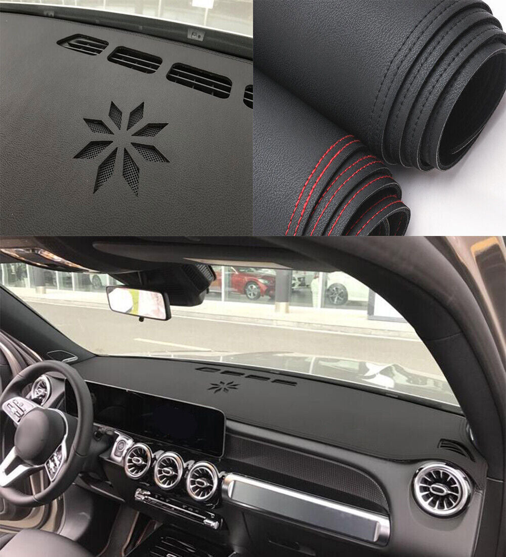 1X PU leather Dashboard Mat Non-slip DashMat Shade for Mercedes-Benz EQB 2020-24
