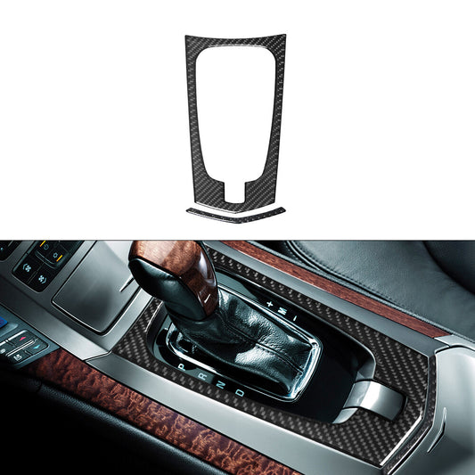 2Pcs Gear Shift Frame Trim Cover Carbon Fiber for CADILLAC CTS SPORT 2008-2022
