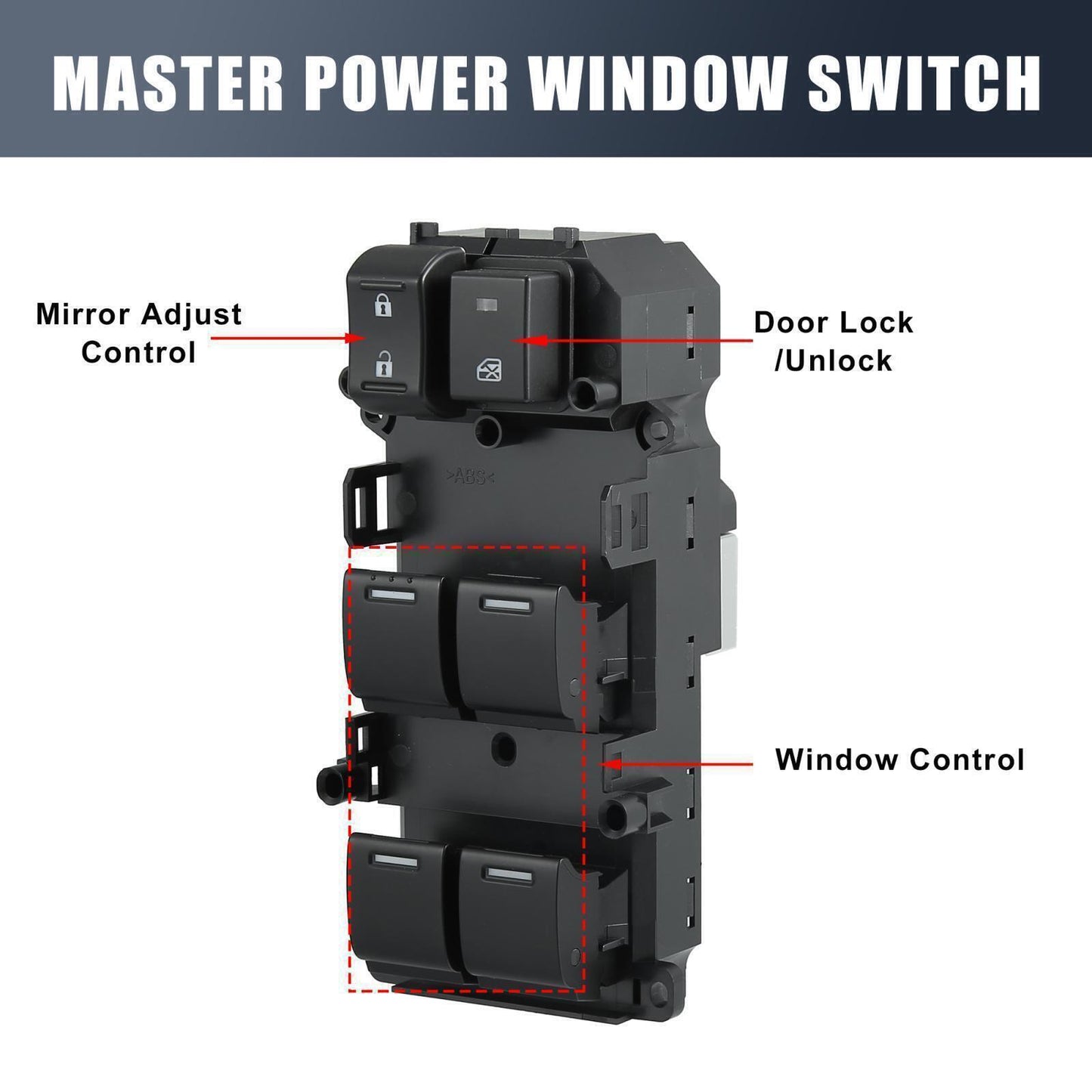 for Honda Accord 2008-2012 Front Left Side Power Window Switch 35750-TP5-H21 NEW