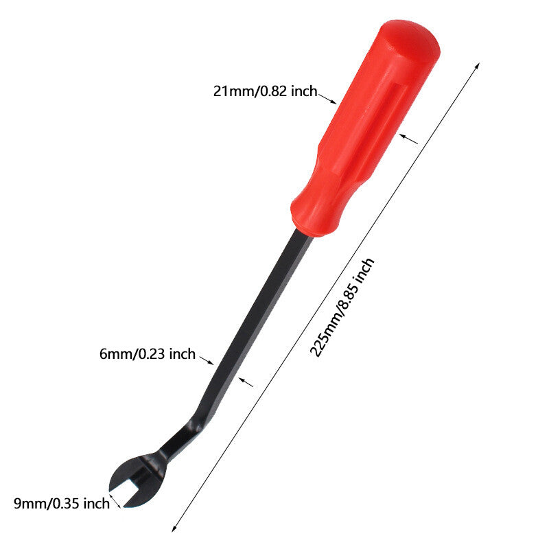 1Pc Car Door Panel Remover Body Retainer Clip Auto Trim Upholstery Pry Tool Red