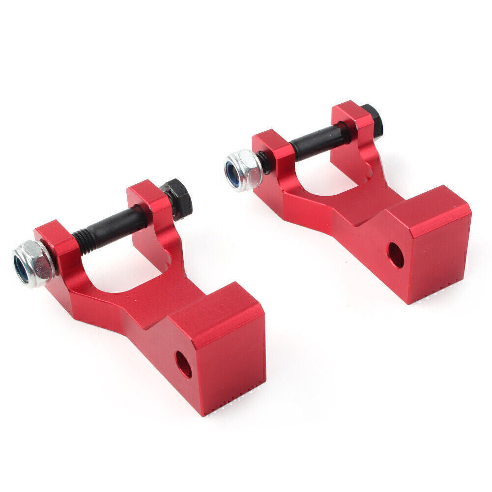 2Pcs Front Lowering Kit Aluminum Red Fit for Yamaha 700 350 660R ATV