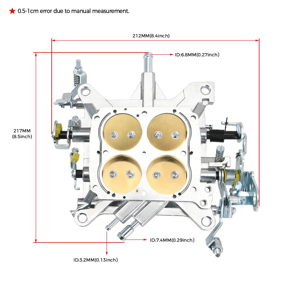 Holley 6460 Baseplate Replacement For Double Pumper 4150 Carbs 2 Corner Idle
