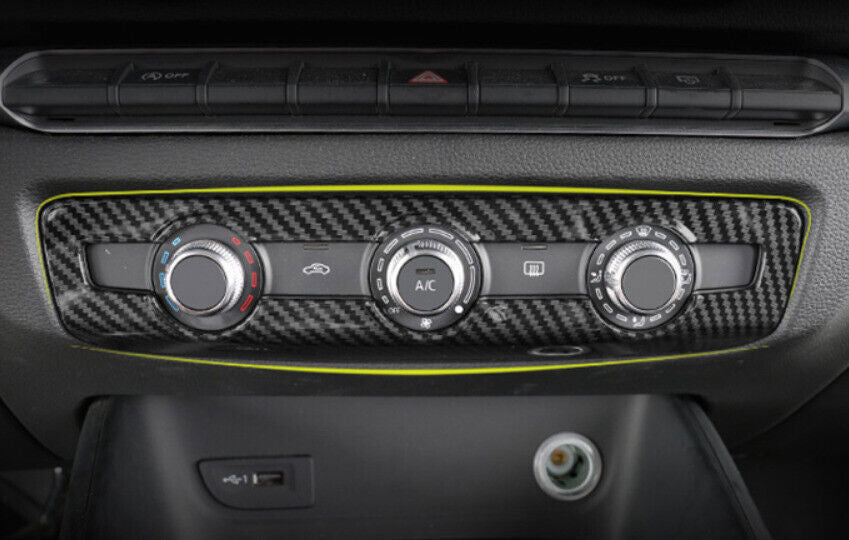 for Audi A3 S3 2014-20 ABS Carbon Fiber Volume Switch Button Panel Cover Trim 1P
