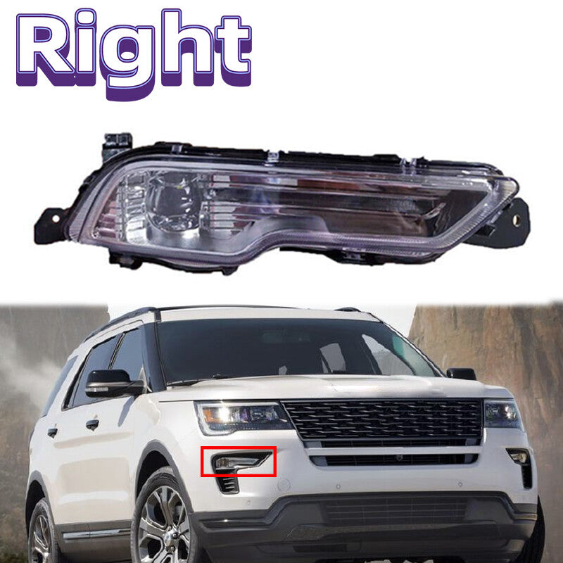 for Ford Explorer 2018 2019 Right Front LED Fog Lamp Daytime Running Light DRL