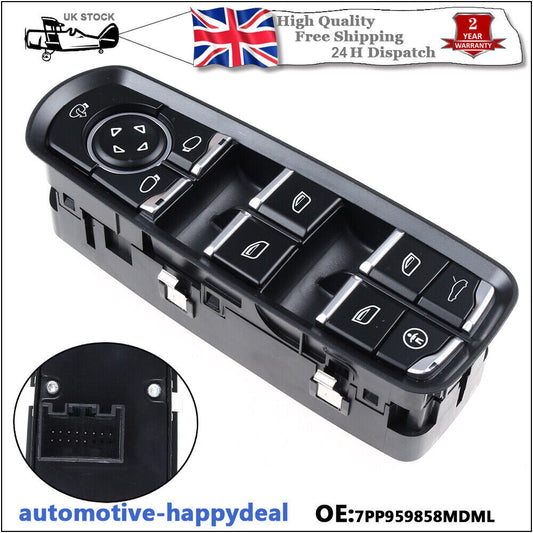 Drivers Electric Master Window Switch for Porsche for Panamera for Cayenne Macan Cayman