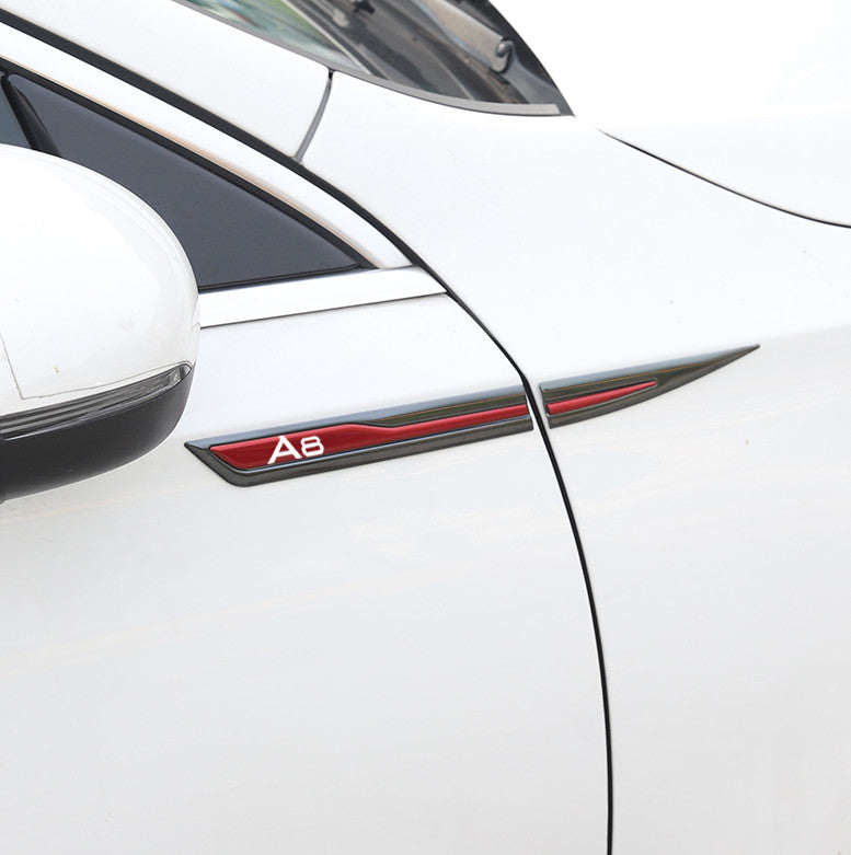 Suitable for Audi Q3 car keychain/key ring with horseshoe buckle, carbon fiber leather, black.