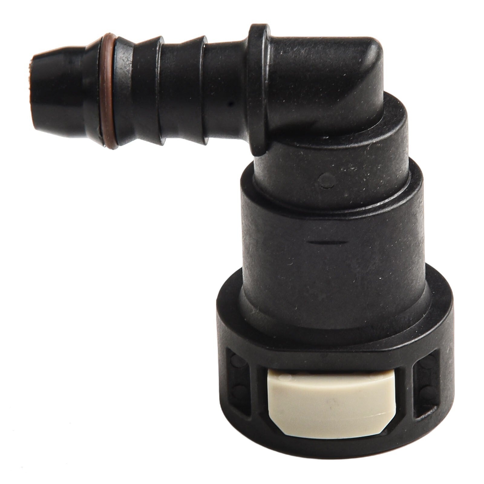 2 Pair 11.8mm SAE 3/8 10mm Elbow 90 Nylon Fuel Line Quick Connect Release Hose