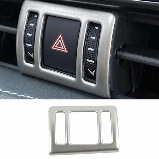 for Lexus NX250/350/h/450h 2022-2024 Silver Emergency Light Switch Panel Trim 1x