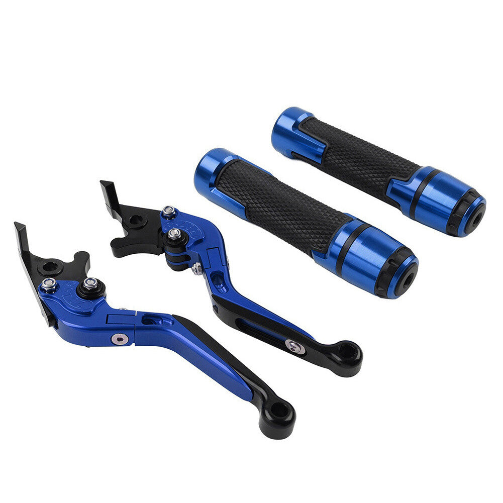 Folding Extendable Brake Clutch Levers Handlebar Grips Kit for Honda CBR1000RR