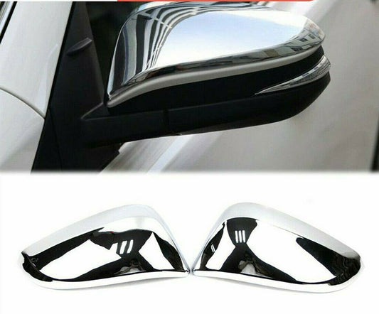 for Toyota RAV4 2013-2018 Chrome Rearview Side Door Mirror Molding Cover Trim