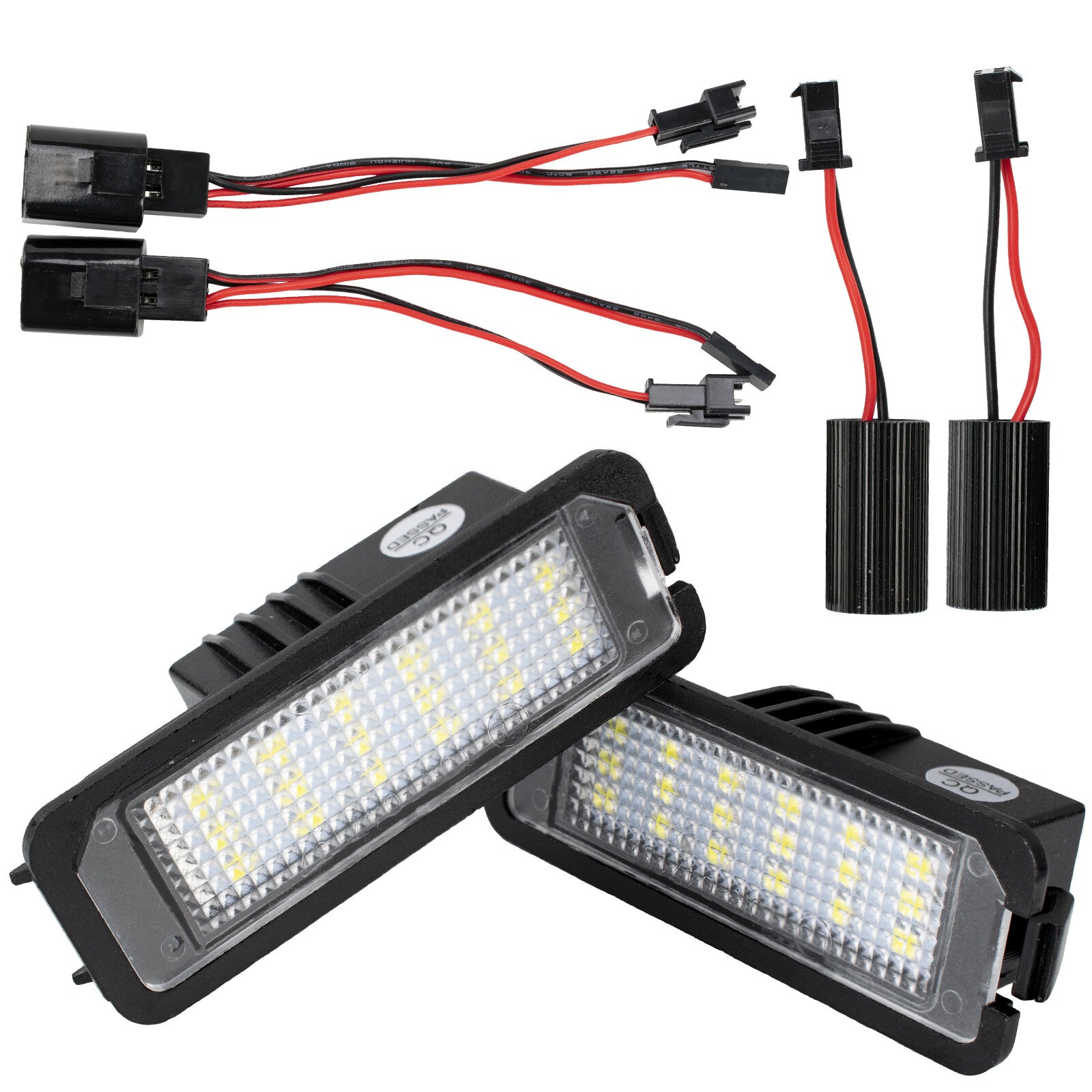 for VW for Golf GTI R R32 Mk5 Mk6 Mk7 CAN-bus LED White Licence Number Plate Lights