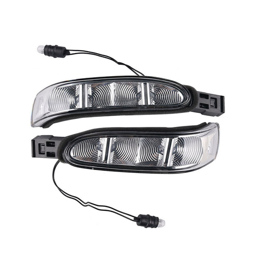 2Pcs Left Right Side Mirror Turn Signal Light For 2006-2009 W164 X164 GL ML
