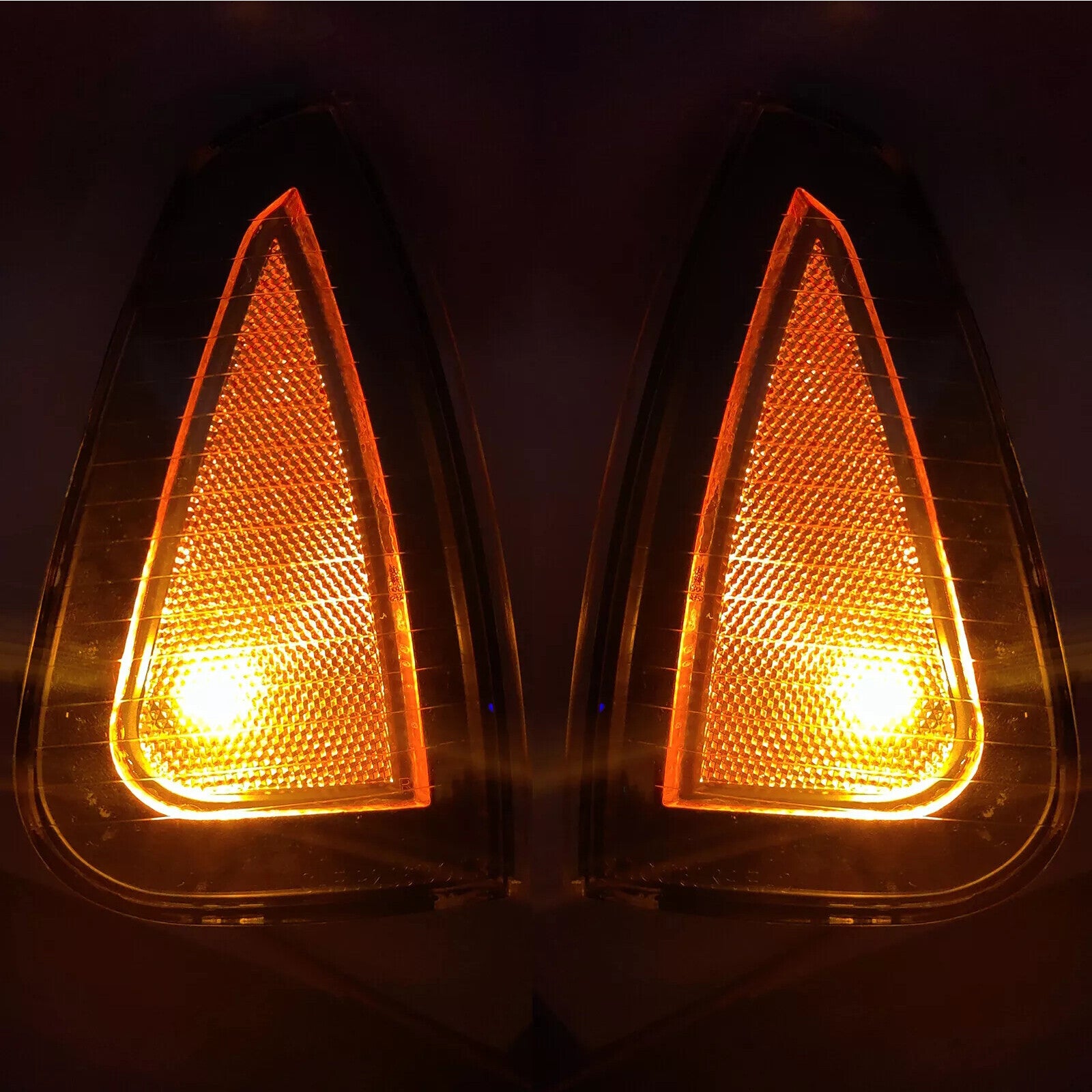 White Side Marker Parking Turn Signal Corner Lights fit 06-10 for Dodge Charge