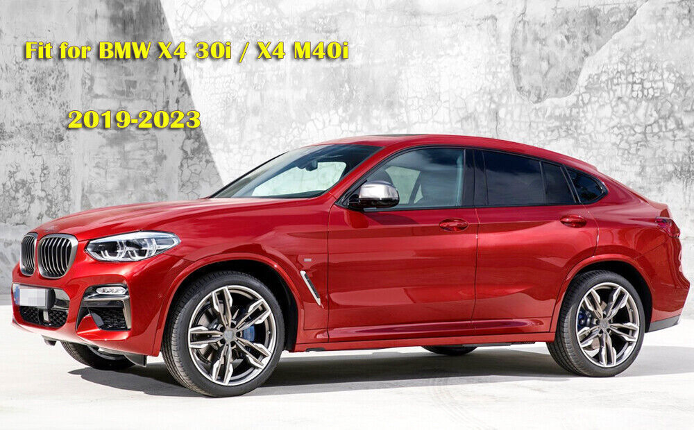 4X Window Deflector Visors Rain Guards Vent Shade for 2019-2023 for BMW X4 30i M40i