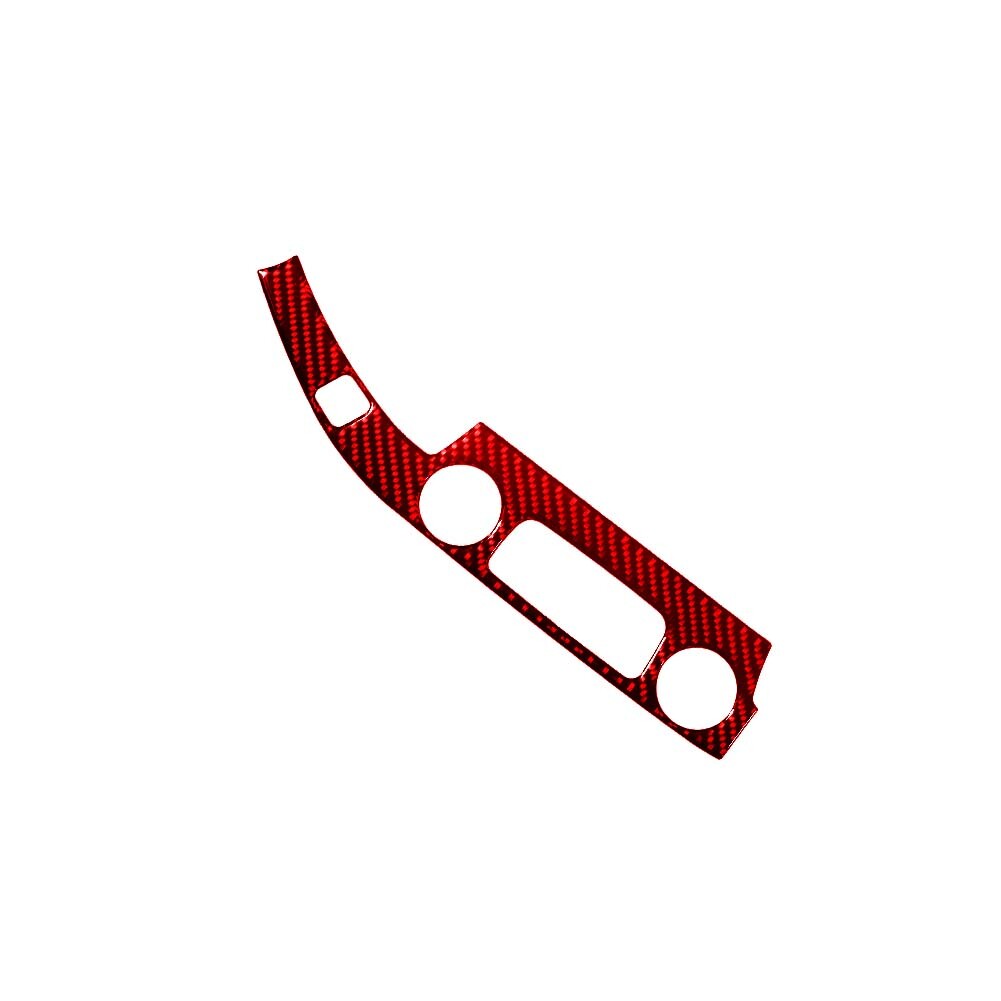 Red Center Control Button Frame Trim Carbon Fiber for Chevy Impala 2014-2020