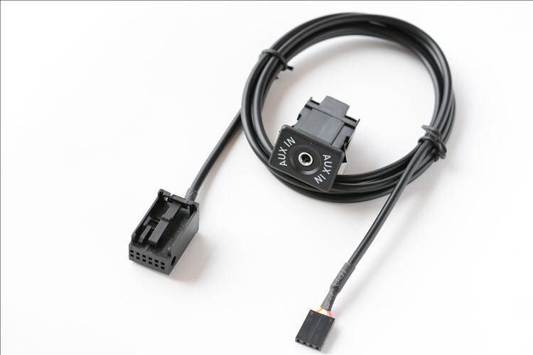 Retrofit AUX auxiliary mp3 cable socket for Porsche 2009-2015 CDR30/31 PCM3
