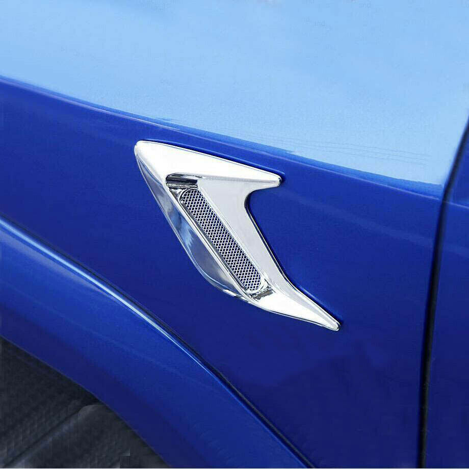 for Kia K5 2021-2024 Chrome Side Door Fender Vent Air Wing molding Cover Trim 2X