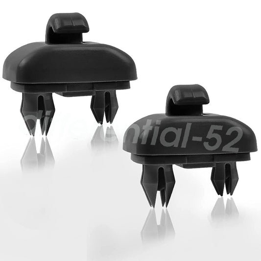 2x Sun Visor Black Clip Holder for Audi A3 S3 A4 S4 A5 S5 Q3 Q5 8U0857562A