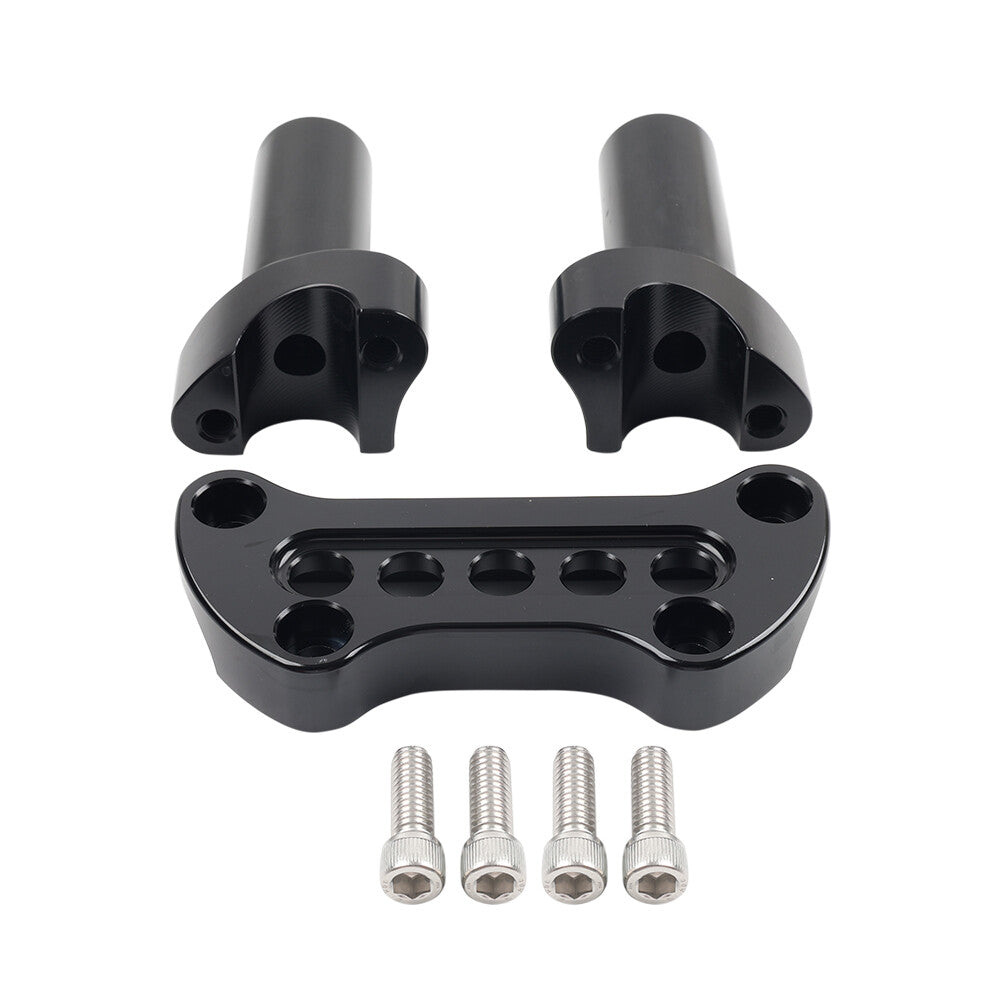 3.5 Handlebar Riser  Top Clamp for Harley Dyna Softail Sportster Street bob