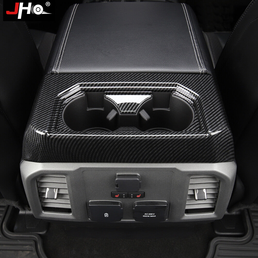 Rear Water Cup Holder Panel Cover Trim for Ford F150 Series LTD 2017-2020