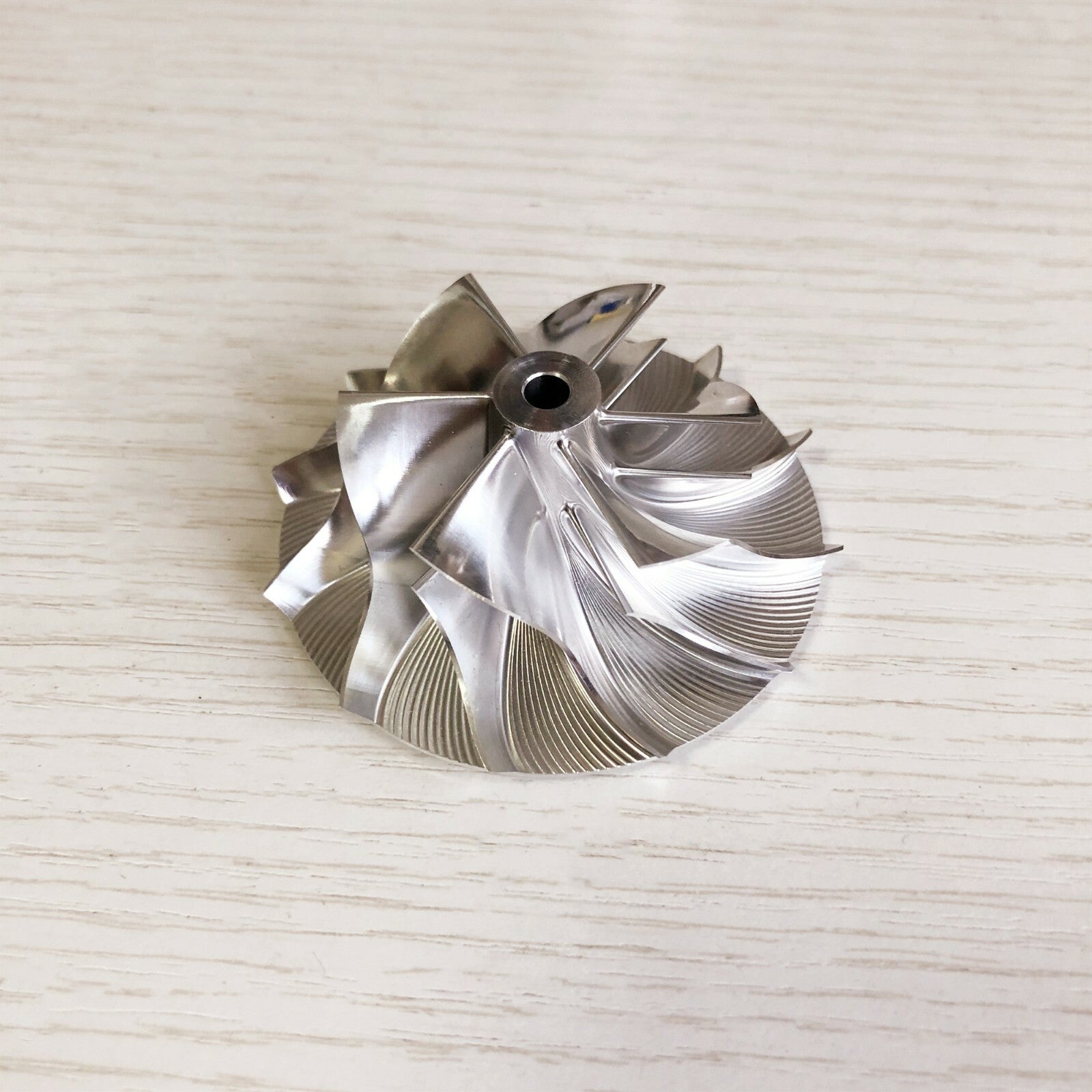 K04 forward 43.30/61.98 mm 6+6 blade performance turbine blank compressor wheel