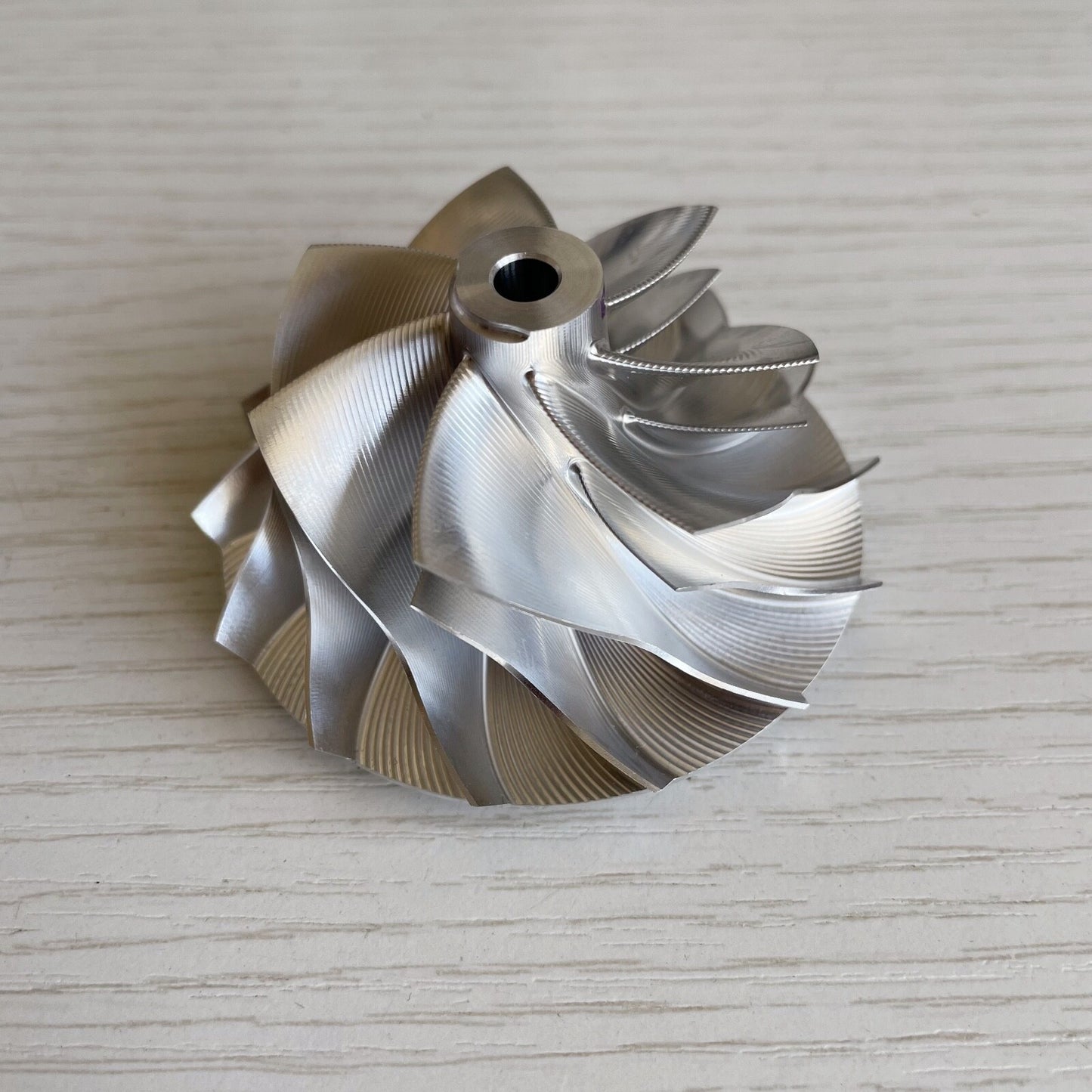 GT15-25 47.00/61.98 mm 7+7 insert spot milling performance compressor wheel