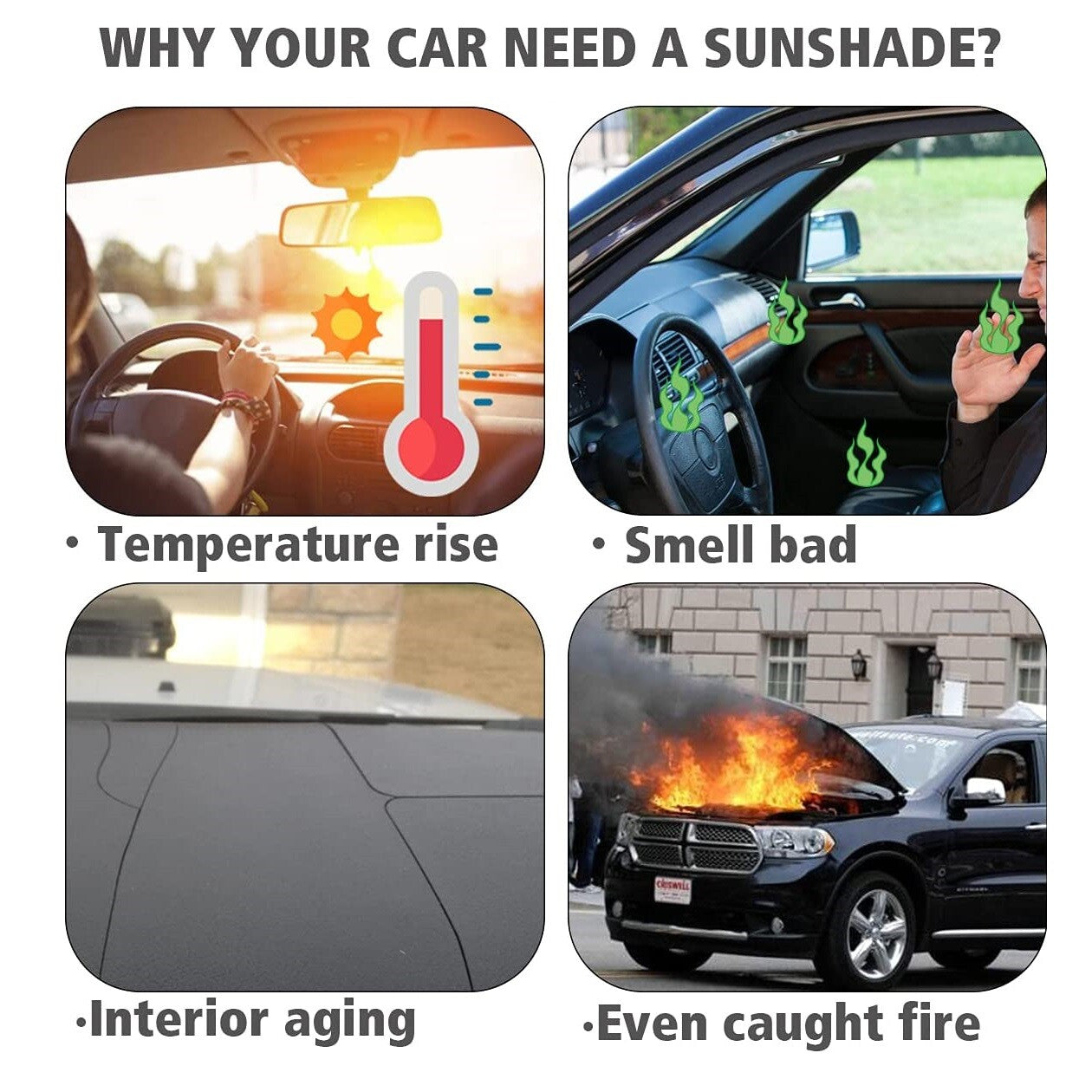 For 2008-2013 for Toyota Highlander Car Windshield Sun Shade Front Foldable Cover